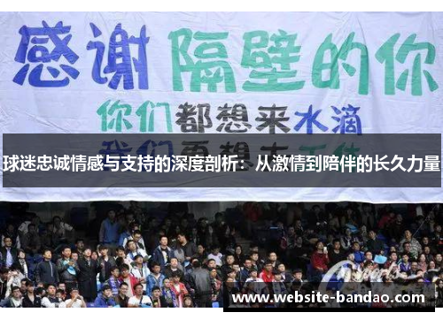球迷忠诚情感与支持的深度剖析：从激情到陪伴的长久力量